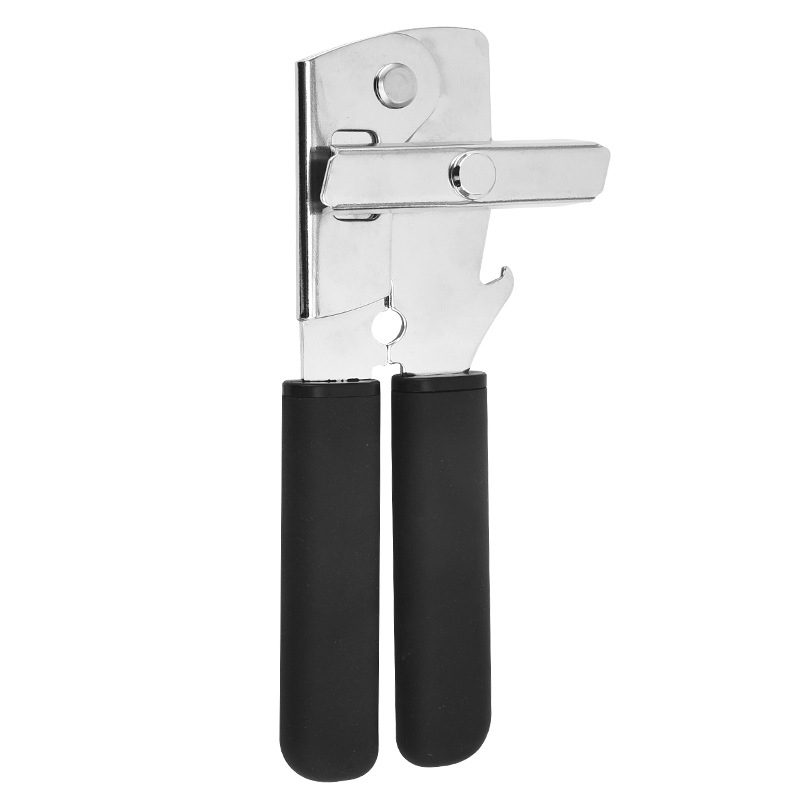 Deschizător manual de conserve, portabil, mâner PP, ergonomic