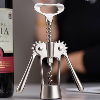701 Deschizător de vin – instrument multifuncțional pentru vin și bere, din aliaj de zinc