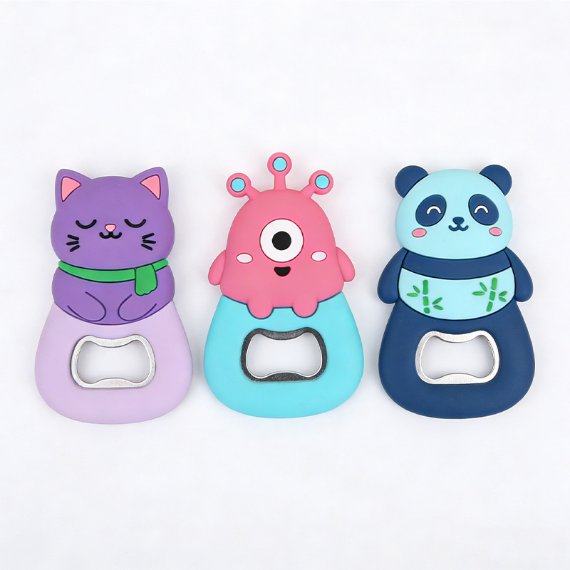 Deschizător PVC multifuncțional cu magnet pentru frigider – DIY personalizat pentru bere, sifon și vin