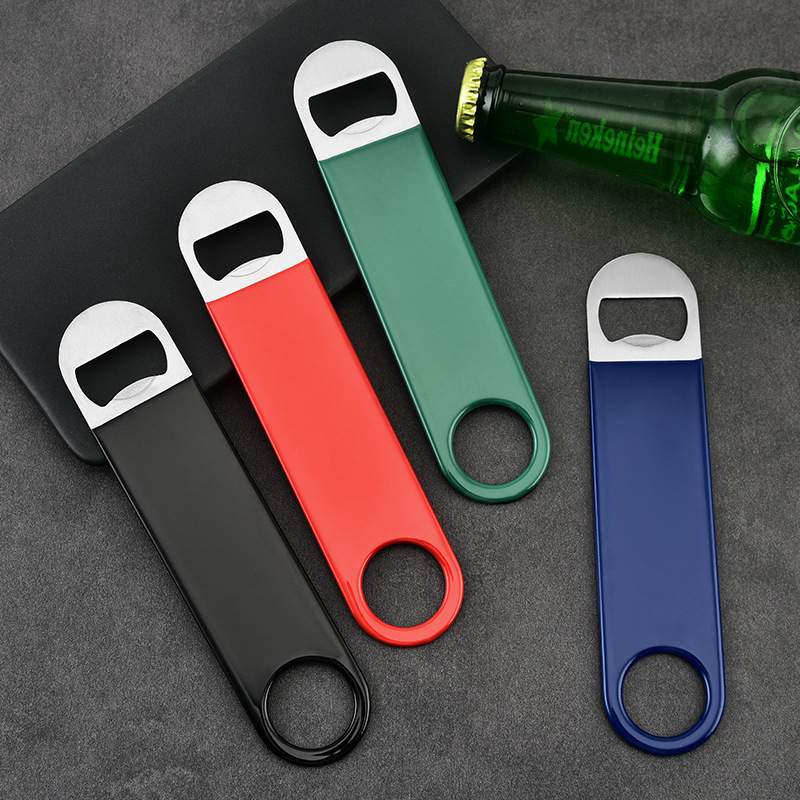 Deschizător de bere și vin din oțel inoxidabil, breloc, portabil, design minimalist