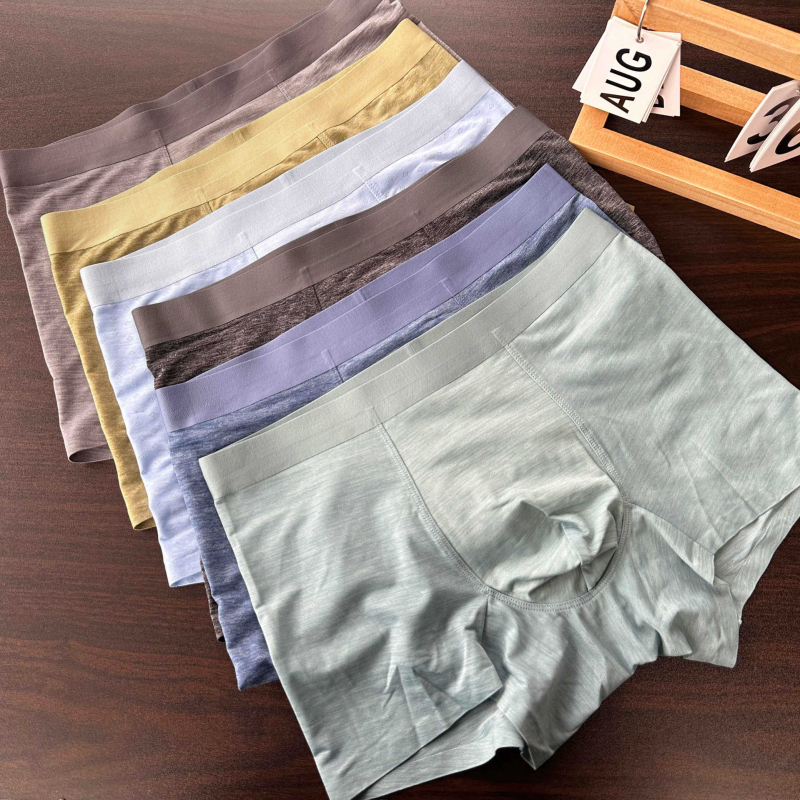 Tri para muških bešivnih bokserica od ice silk TM6631, prozračne za ljeto
