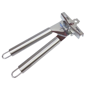 Deschizător manual multifuncțional pentru conserve, cu mâner din oțel inoxidabil și lemn, pentru deschiderea recipientelor cu lapte praf și a borcanelor cu fructe; deschizător Bakelite pentru sticle; cuțit pentru conserve