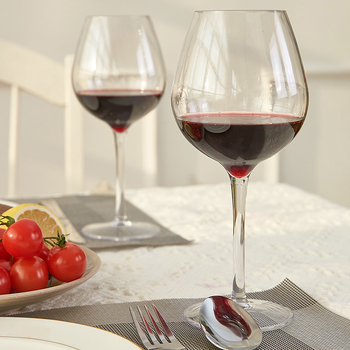 Set pahare vin Tritan, transparente, stil Bordeaux, calitate alimentară, 2 buc