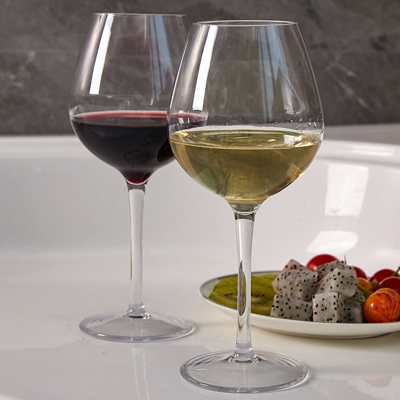 Set pahare vin Tritan, transparente, stil Bordeaux, calitate alimentară, 2 buc