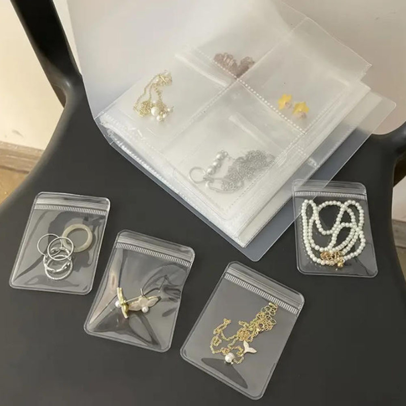 Album transparent pentru carduri cu pagini detașabile, pentru cărți de vizită și acte, organizator cu 2 sau 4 compartimente