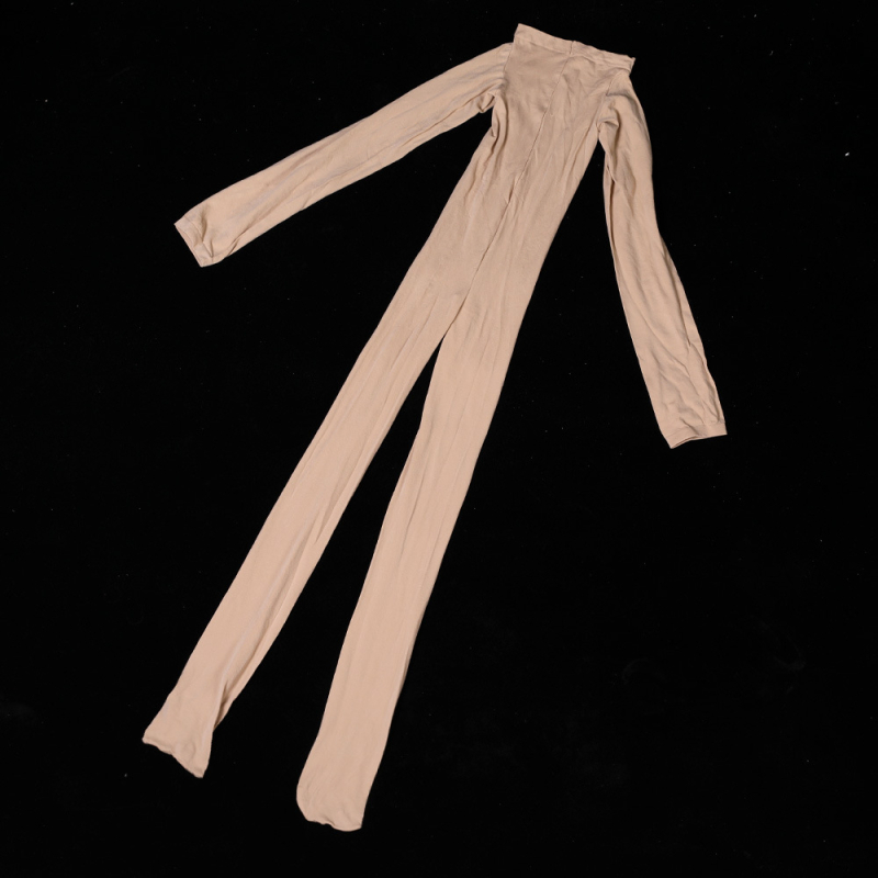 Baršunaste debele bodystocking za cross-dressing