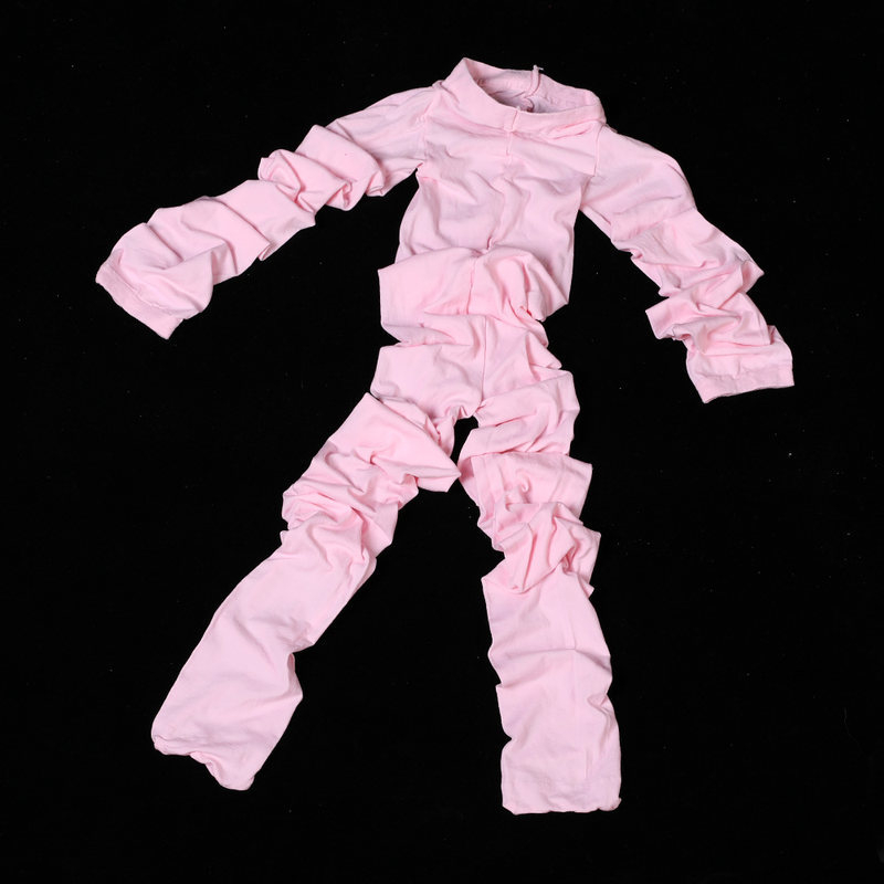 Baršunaste debele bodystocking za cross-dressing