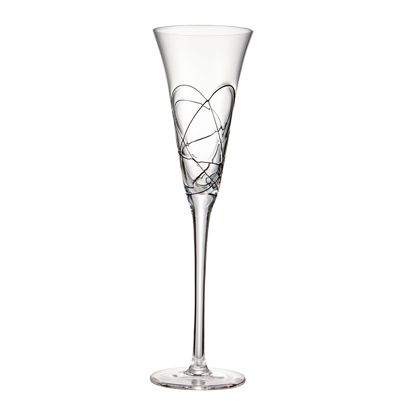 Pahar de șampanie transparent, design elegant de înaltă calitate pentru cocktailuri
