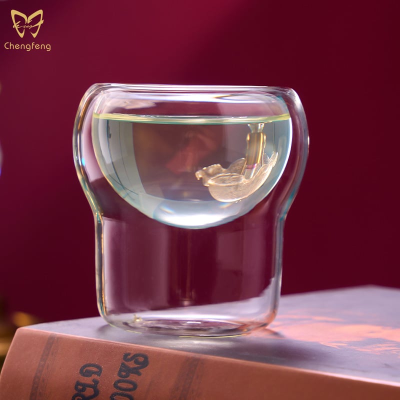 Pahar din sticlă pentru mousse-desert, pahar mic pentru ceai, apă sau cocktailuri — 1–100 ml