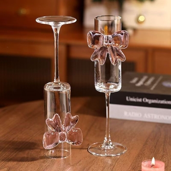 Pahar de vin din borosilicat, 401–500 ml, stil retro ușor luxos, pahar cristalin pentru suc, pahar de cocktail, pahar de șampanie cu fluture