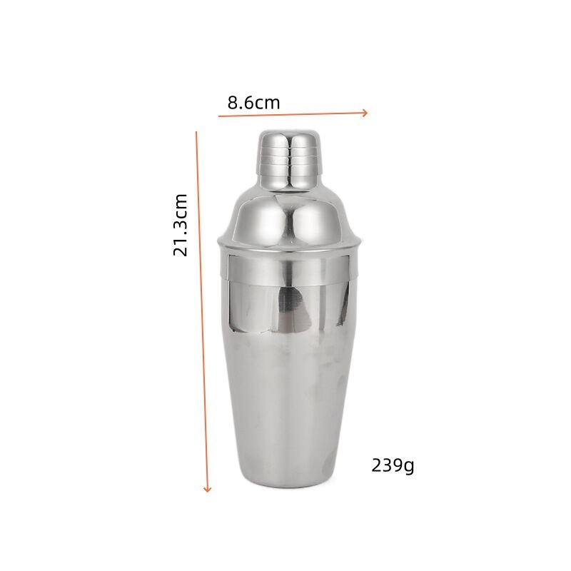Set de 13 piese din oțel inoxidabil pentru bar, cu suport din lemn și shaker de 550 ml