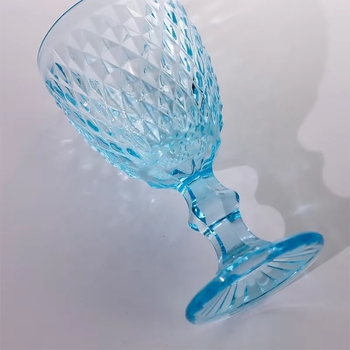 Set de pahare din cristal pentru restaurante – pahare de vin roșu, sticlă în stil retro elegant
