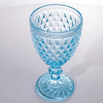 Set de pahare din cristal pentru restaurante – pahare de vin roșu, sticlă în stil retro elegant