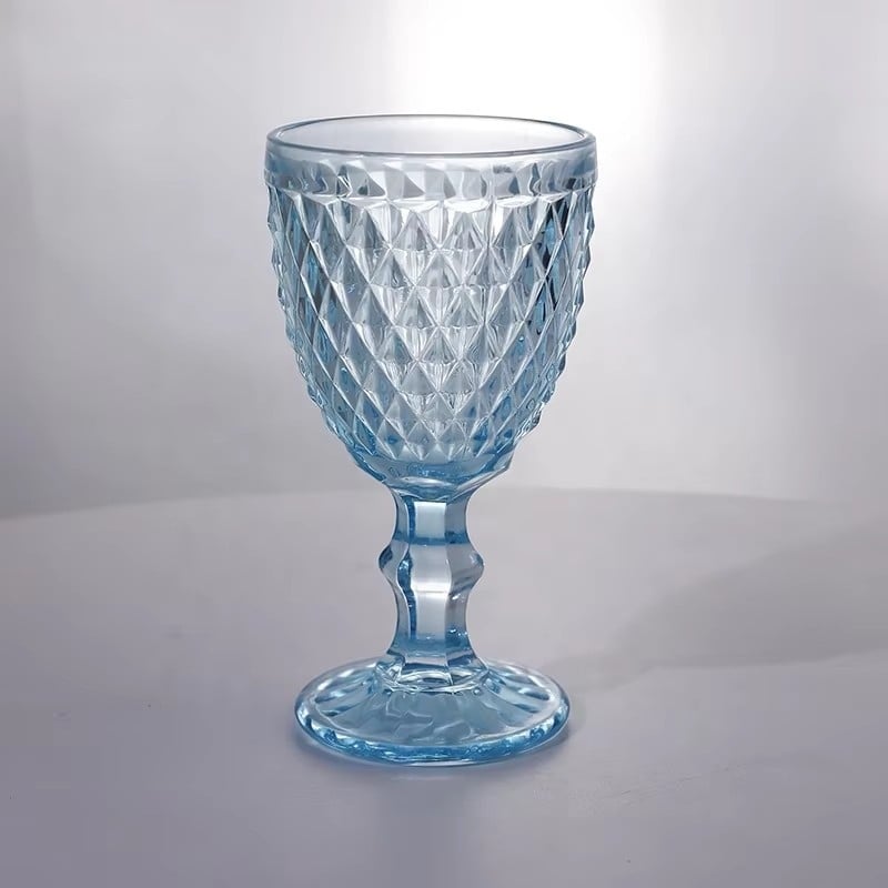 Set de pahare din cristal pentru restaurante – pahare de vin roșu, sticlă în stil retro elegant