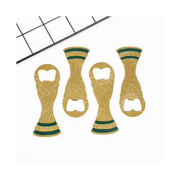 Deschizător metal personalizat – design creativ și unic, tema Cupei Mondiale la Fotbal, cadou elegant de înaltă calitate