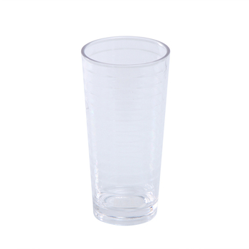Mass Burning pahar de bere din acrilic PC cu dungi orizontale, pahar plastic durabil 200 ml