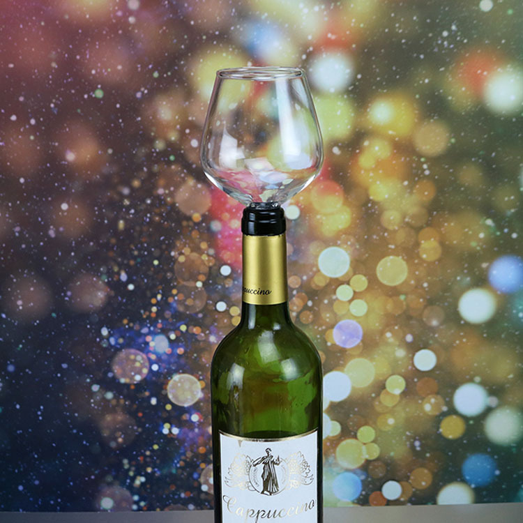 Pahar de vin roșu, sticlă borosilicată, dop din cauciuc, capacitate 301–400 ml