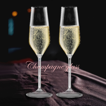 Pahar din plastic pentru șampanie și vin roșu, 170 ml