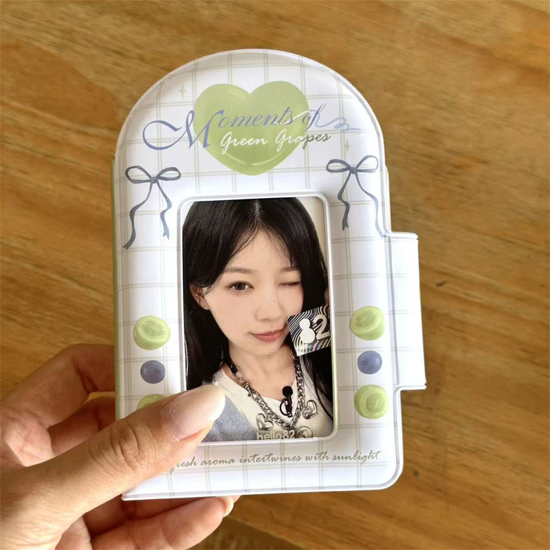 Shiba Inu drăguț în stil japonez, album foto pentru carduri de 3 inch, aranjament cu grilă Polaroid de o singură celulă, cărți de idol și My Little Pony