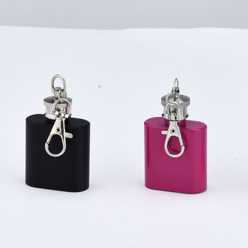 Flașă din oțel inoxidabil 304, mini 1 oz, flacon plat pentru vin, portabil pentru exterior
