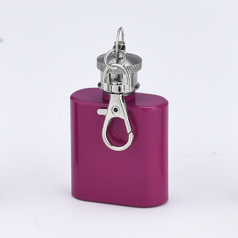 Flașă din oțel inoxidabil 304, mini 1 oz, flacon plat pentru vin, portabil pentru exterior