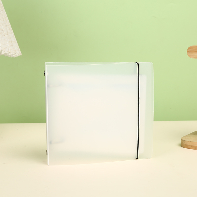 Album foto transparent pentru pasteluri ulei cu pagini detașabile și copertă personalizabilă