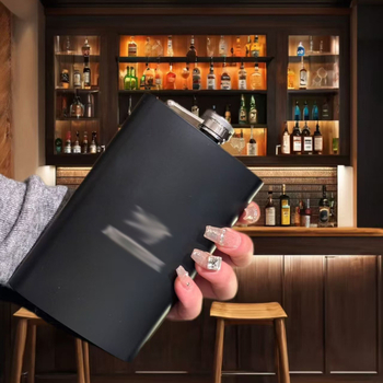 SZN flacon din oțel inoxidabil Bone Bird, portabil pentru exterior, recipient compact pentru vin