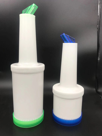 Sticlă de suc din plastic de 1 litru pentru bar