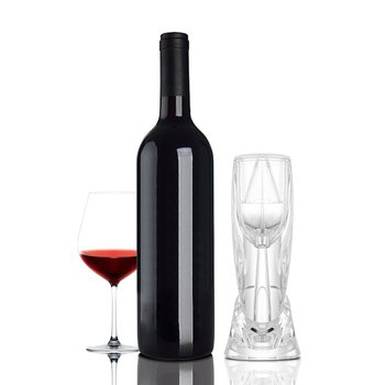 Decantor din acrilic pentru vin roșu, cu aerator, capacitate 1–100 ml