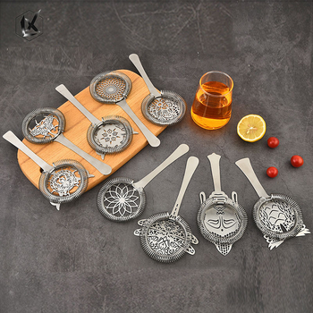 Instrument de bar pentru filtrarea gheții, cap tigru, oțel inoxidabil 304, pentru cocktailuri