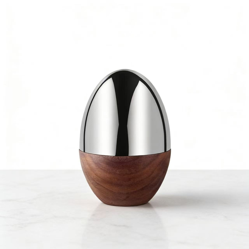 Inspirație nordică: set de furculițe pentru fructe din oțel inoxidabil – bețișoare de cocktail cu formă de ou, design modern minimalist