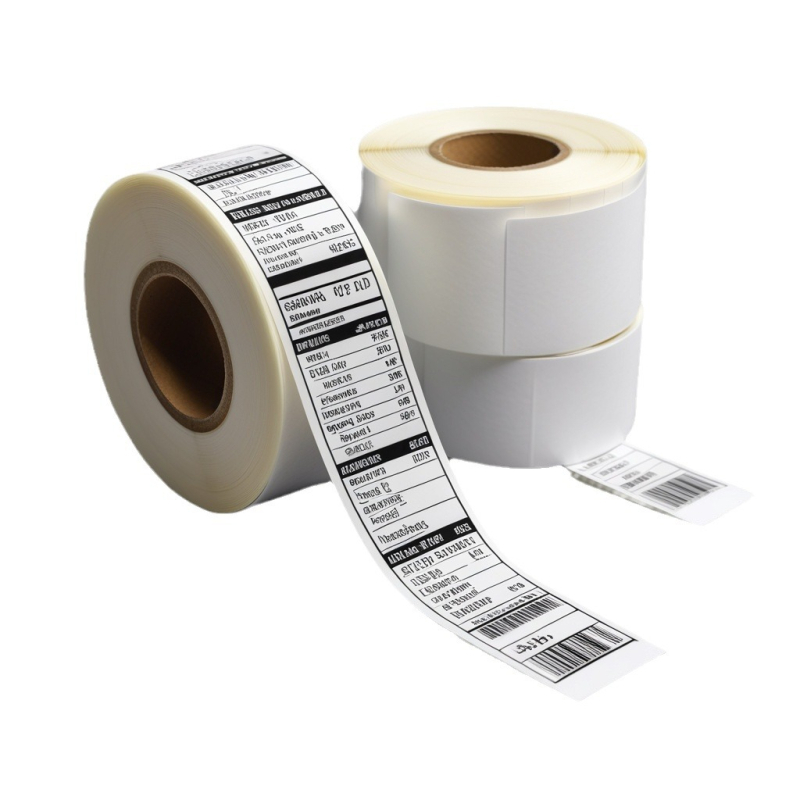 Etichetă autoadezivă personalizată cu logo — etichetă circulară transparentă, rezistentă la apă, cu ștanțare cu folie