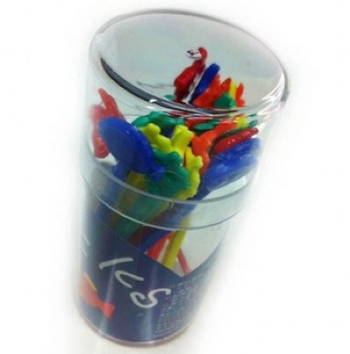 Bețișoare plastice pentru fructe, pentru farfurii cu fructe, set 20 de bucăți