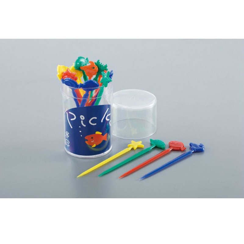 Bețișoare plastice pentru fructe, pentru farfurii cu fructe, set 20 de bucăți