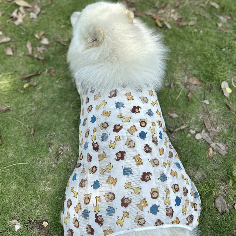 Ljetni mrežasti kaput za kućne ljubimce — lagani zaštitni kaput za Samoyed, Golden Retriever i Labrador