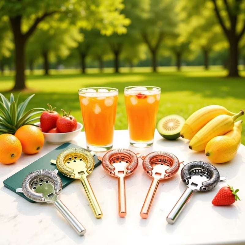 Filtru de gheață pentru bar din oțel inoxidabil 304 – separator pentru reziduuri, unealtă de barman