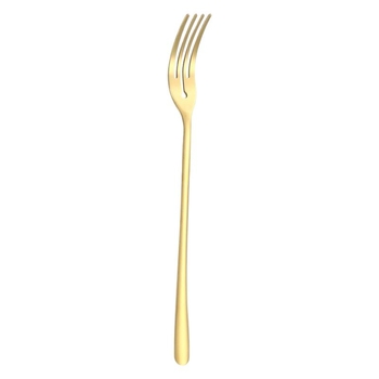 Furculițe pentru fructe din oțel inoxidabil, portabile, cu găuri rotunde, pentru fructe, desert, prăjitură și salate