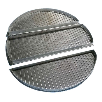 Placă de filtrare pentru bere cu benzi din oțel inoxidabil cu caneluri – Johnson plasă din oțel inoxidabil cu caneluri