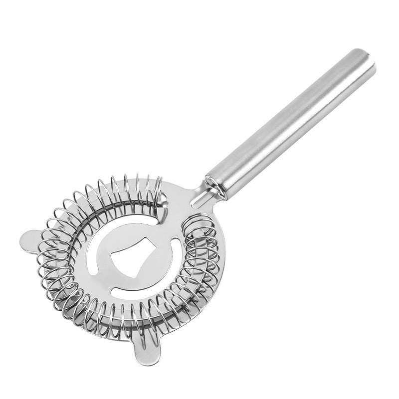 Separator de gheață din oțel inoxidabil, mâner tubular lung, cap rotund, filtru 430 și filtru de gheață 304
