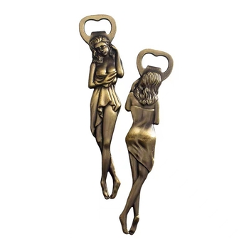 Wow Frumusețe Retro Deschizător de Sticle, Personalizat Creativ din oțel Deschizător de Bere, Deschizător Decorativ pentru Sticle, Deschizător Sexy pentru Capace