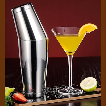 Set Boston Shaker 28Oz+18Oz, include 3 seturi de shaker Boston și 3 strecurătoare pentru gheață