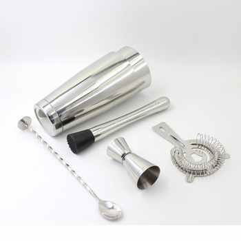 Shaker din oțel inoxidabil 304, tip Boston pentru cocktailuri, set de instrumente de bar