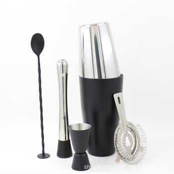 Shaker din oțel inoxidabil 304, tip Boston pentru cocktailuri, set de instrumente de bar