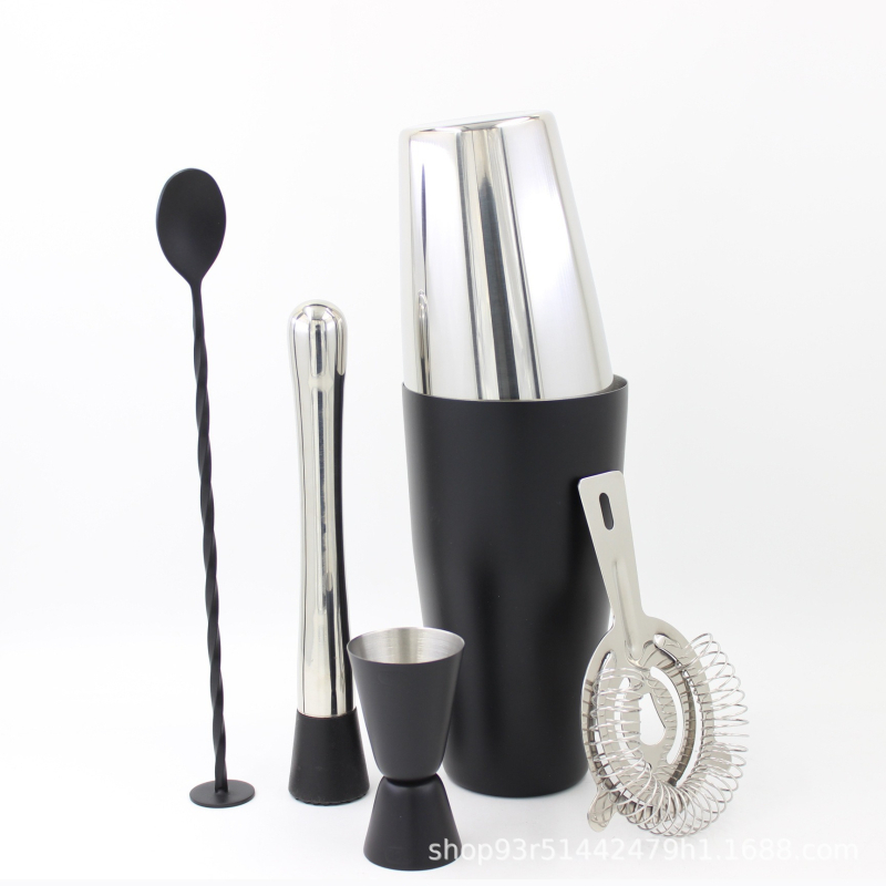 Shaker din oțel inoxidabil 304, tip Boston pentru cocktailuri, set de instrumente de bar