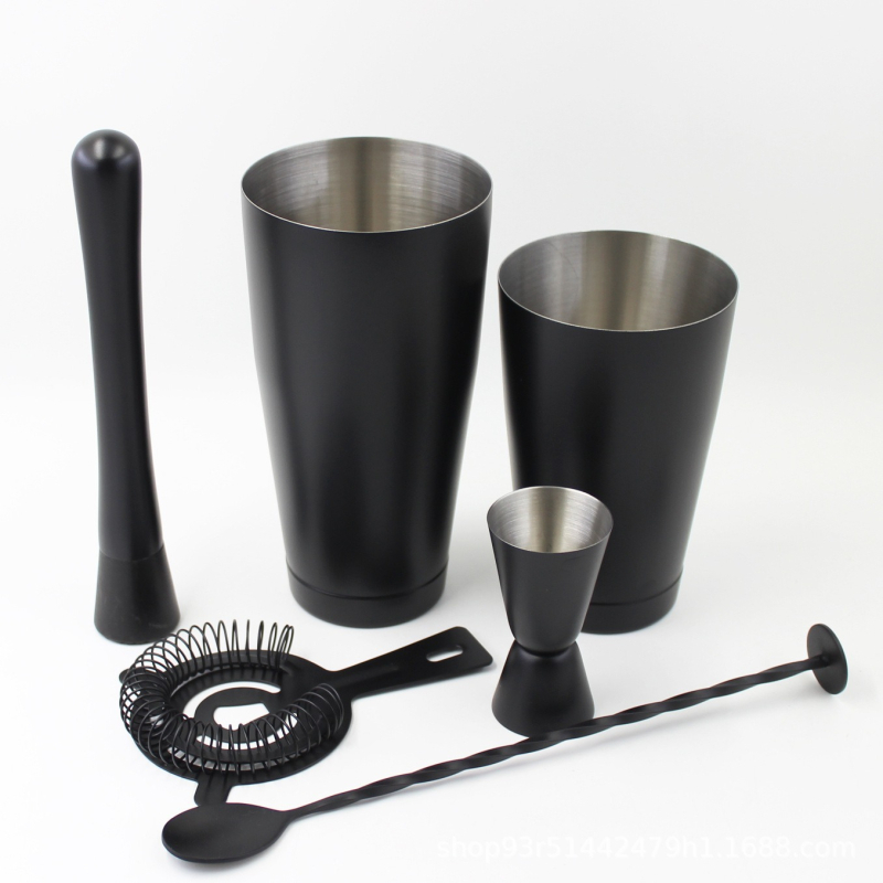 Shaker din oțel inoxidabil 304, tip Boston pentru cocktailuri, set de instrumente de bar