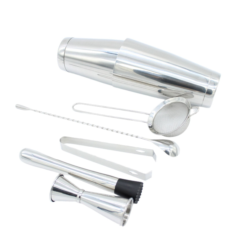 Shaker din oțel inoxidabil 304, tip Boston pentru cocktailuri, set de instrumente de bar