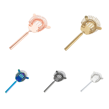 Set de 5 piese din oțel inoxidabil pentru cocktailuri – shaker, ceașcă de măsurare, lingură de amestec, filtru pentru gheață, clips pentru gheață