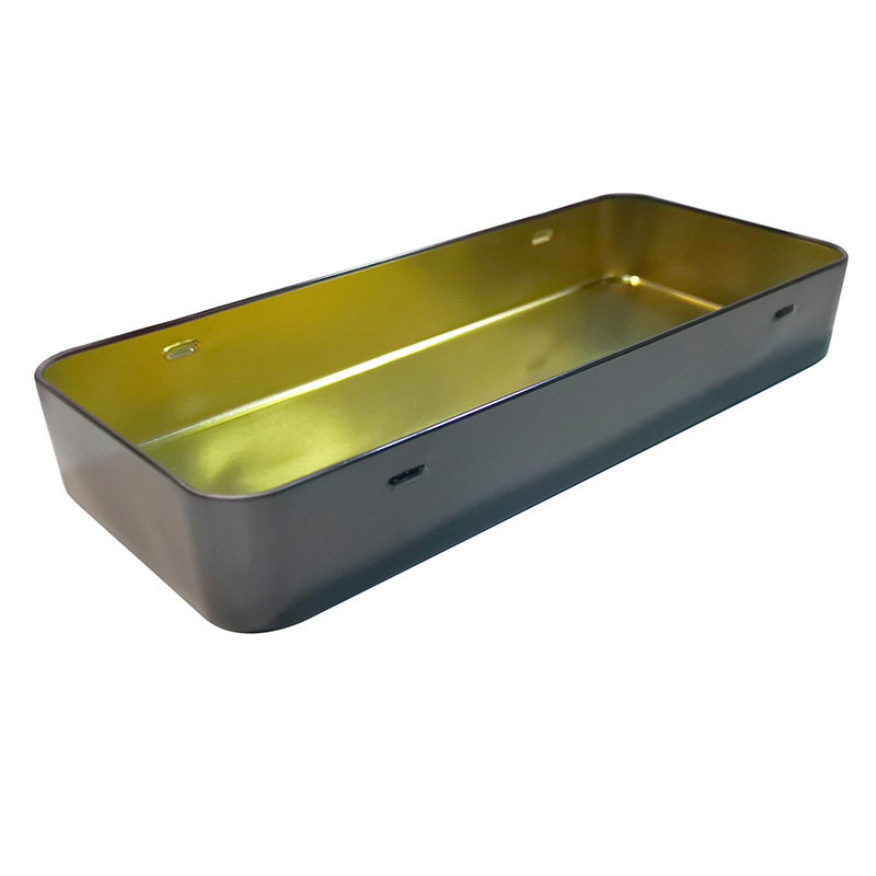 Cutie metalică dreptunghiulară personalizată cu accesorii de precizie pentru inginerie