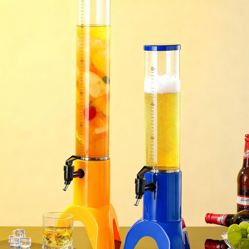 Dispenser comercial de bere, turn de 3L, pentru băuturi și cocktailuri