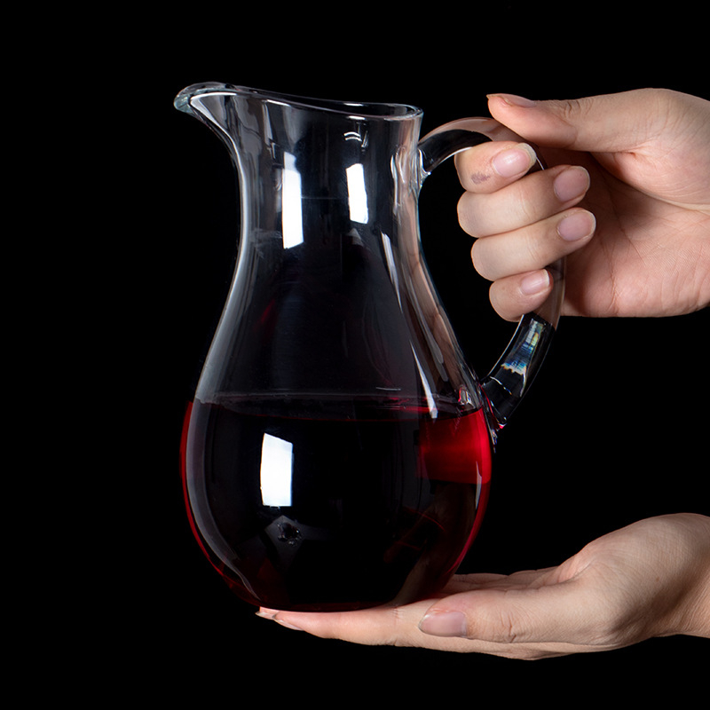Decantor de vin cu separator de băuturi, din plastic acrilic PC, pentru hoteluri și restaurante, capacitate mare, pentru uz casnic